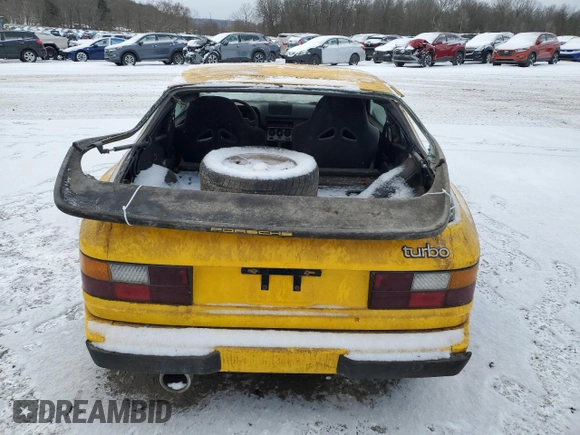 1984 Porsche 944 z VIN WP0AA0944EN456763, wystawiony jako Copart lot #46311845 z przebiegiem 15 364 mil mil oraz Czysty tytuł • Clean title. Historia ofert i sprzedaży dostępna na DreamBid. Obrazek 6.