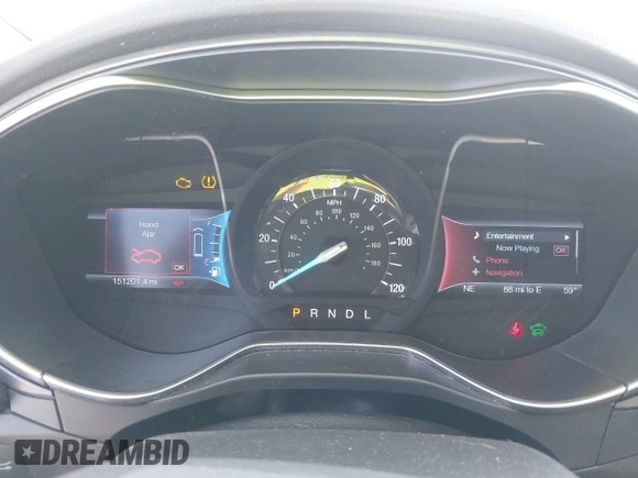 2016 Ford Fusion Titanium Hybrid with VIN 3FA6P0RU2GR357739, listed as a IAAI auction lot 42120441 with 151,201 mi miles. Bid and sale history available at carsss.com. Image 7.