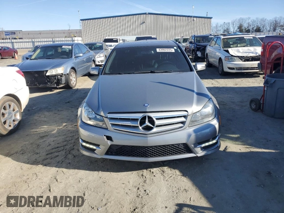 2013 Mercedes-Benz C 250 Sport with VIN WDDGF4HBXDR252243, listed as a Copart auction lot 43902225 with 116,027 mi miles and Salvage Title. Bid and sale history available at DreamBid. Image 5.