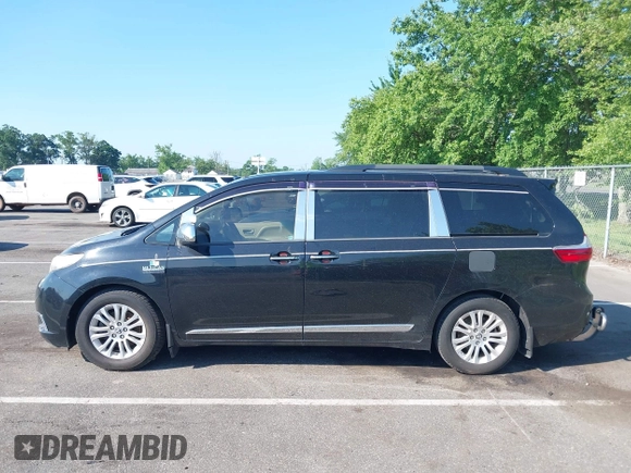 2015 Toyota Sienna XLE with VIN 5TDYK3DC1FS547142, listed as a IAAI auction lot 42675729 with 98,232 mi miles and . Bid and sale history available at DreamBid. Image 14.