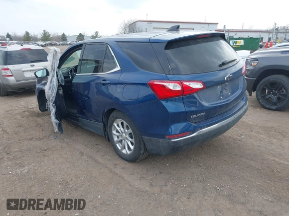 2020 Chevrolet Equinox LT with VIN 2GNAXJEV4L6285556, listed as a IAAI auction lot 42075309 with 28,268 mi miles and . Bid and sale history available at DreamBid. Image 3.