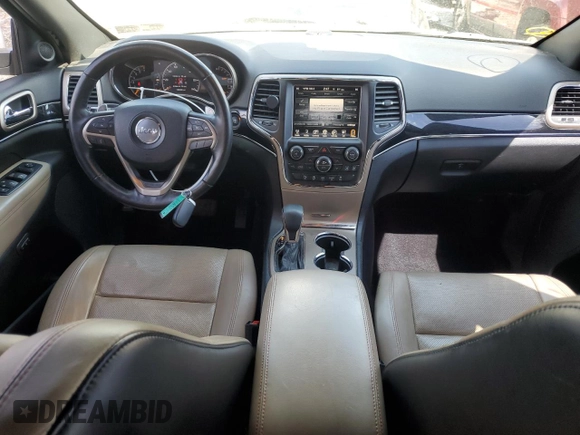 2016 Jeep Grand Cherokee Limited 75th Anniversary with VIN 1C4RJFBG3GC350068, listed as a Copart auction lot 52554675 with 109,985 mi miles and Salvage Title. Bid and sale history available at DreamBid. Image 8.