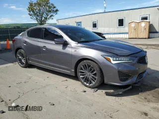 2019 Acura ILX Premium with VIN 19UDE2F88KA006980, listed as a Copart auction lot 57601465 with 60,271 mi miles and Salvage title. Bid and sale history available at DreamBid. Image 4.