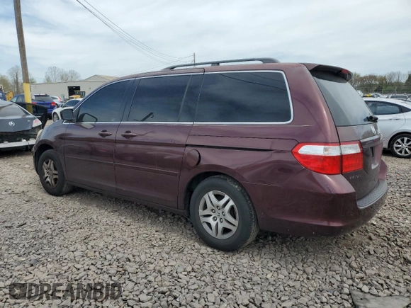 2007 Honda Odyssey EX-L with VIN 5FNRL386X7B089208, listed as a Copart auction lot 54067075 with 235,281 mi miles and Clean Title. Bid and sale history available at DreamBid. Image 2.