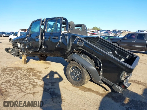 2021 Jeep Gladiator Sport S z VIN 1C6JJTAG4ML599463, wystawiony jako IAAI lot #41312938 z przebiegiem 169 189 mil mil oraz . Historia ofert i sprzedaży dostępna na DreamBid. Obrazek 3.
