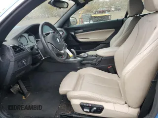 2018 BMW 2 Series 230i xDrive with VIN WBA2K1C59JVD41336, listed as a Copart auction lot 77820634 with 58,570 mi miles and Salvage Title. Bid and sale history available at carsss.com. Image 7.