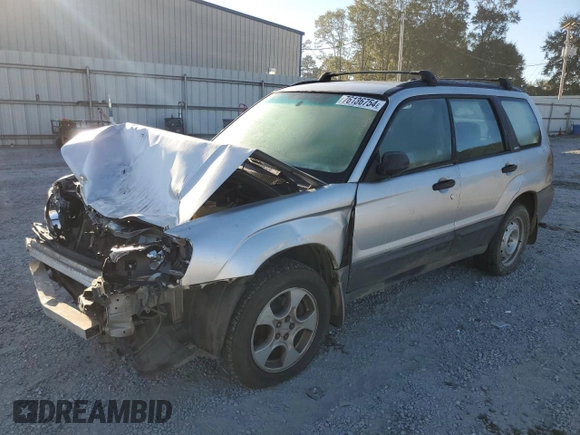 2003 Subaru Forester X with VIN JF1SG63623H712058, listed as a Copart auction lot 76136754 with 228,333 mi miles and Salvage Title. Bid and sale history available at carsss.com. Image 1.