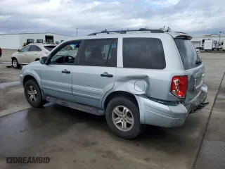 2003 Honda Pilot EX with VIN 2HKYF18563H511761, listed as a Copart auction lot 49004995 with 0 mi miles and Salvage Title. Bid and sale history available at carsss.com. Image 2.