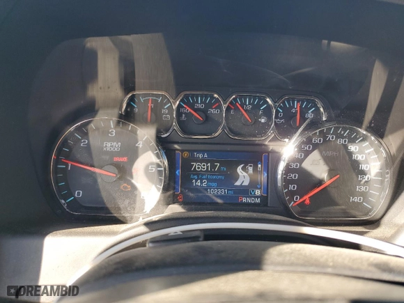 2015 Chevrolet Tahoe LT with VIN 1GNSCBKC8FR246289, listed as a Copart auction lot 47064375 with 102,331 mi miles and Salvage Title. Bid and sale history available at carsss.com. Image 9.