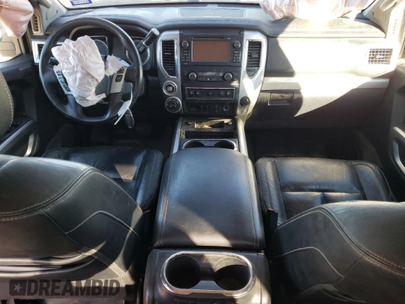 2016 Nissan Titan Platinum Reserve with VIN 1N6BA1F44GN510108, listed as a Copart auction lot 81629724 with Not provided miles and Salvage title. Bid and sale history available at DreamBid. Image 8.