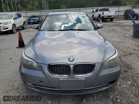 2008 BMW 5 Series 535i with VIN WBANW13598CZ78604, listed as a Copart auction lot 52450455 with 109,024 mi miles and Clean Title. Bid and sale history available at carsss.com. Image 5.