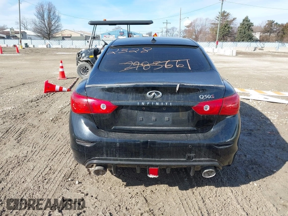 2015 Infiniti Q50 Premium z VIN JN1BV7AR3FM408819, wystawiony jako IAAI lot #41702328 z przebiegiem 162 220 mil mil oraz . Historia ofert i sprzedaży dostępna na DreamBid. Obrazek 16.