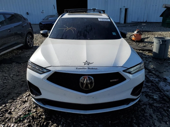 2022 Acura MDX Type S w/Advance Package with VIN 5J8YD8H81NL003058, listed as a Copart auction lot 51652394 with 0 mi miles. Bid and sale history available at carsss.com. Image 5.