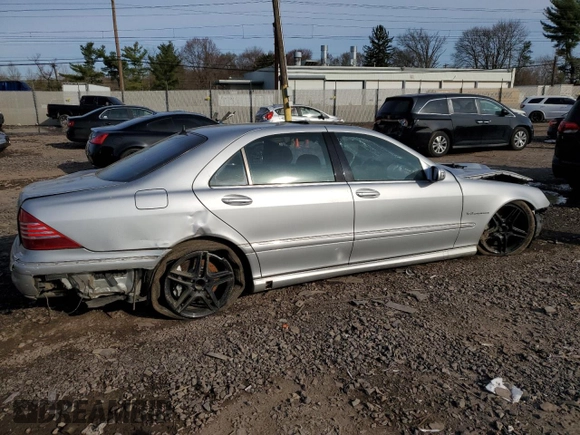 2003 Mercedes-Benz S 55 AMG with VIN WDBNG74J33A379554, listed as a Copart auction lot 51157965 with Not Provided miles and Salvage Title. Bid and sale history available at DreamBid. Image 3.