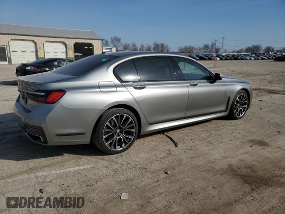 2020 BMW 7 Series 750i xDrive with VIN WBA7U2C05LGJ59633, listed as a Copart auction lot 48515895 with 73,454 mi miles and Clean Title. Bid and sale history available at carsss.com. Image 3.