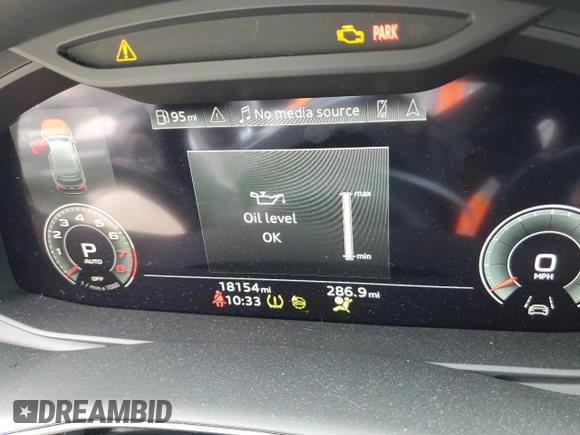 2023 Audi Q7 Premium Plus with VIN WA1LCBF71PD008190, listed as a Copart auction lot 60656225 with 18,154 mi miles and Salvage title. Bid and sale history available at DreamBid. Image 9.