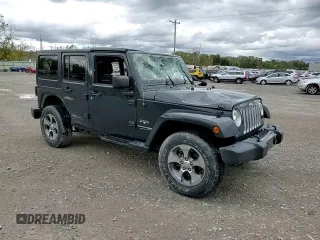 2018 Jeep Wrangler JK Unlimited Sahara with VIN 1C4HJWEG2JL835901, listed as a Copart auction lot 74591474 with 20,389 mi miles and Salvage Title. Bid and sale history available at carsss.com. Image 12.