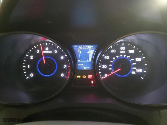 2014 Hyundai Veloster Turbo with VIN KMHTC6AE6EU208574, listed as a Copart auction lot 82103804 with 123,290 mi miles and Clean Title. Bid and sale history available at carsss.com. Image 9.