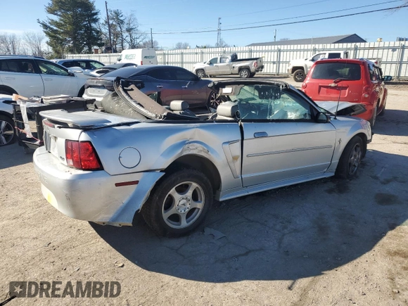 2003 Ford Mustang Deluxe with VIN 1FAFP44493F395992, listed as a Copart auction lot 41692825 with 0 mi miles and Salvage Title. Bid and sale history available at carsss.com. Image 3.