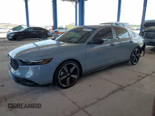2024 Honda Accord Sport с VIN 1HGCY2F55RA050213, выставлен на аукционе Copart как лот 54633855 с пробегом 17 341 миль миль и Списание • Salvage title. История ставок и продаж доступна на DreamBid. Изображение 1.