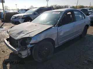 2002 Honda Civic LX with VIN 1HGES15522L074422, listed as a Copart auction lot 52536405 with Not Provided miles and Salvage Title. Bid and sale history available at DreamBid. Image 1.