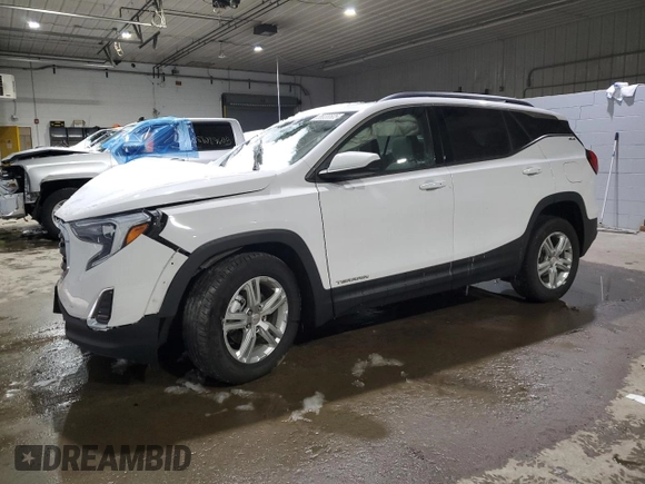 2020 GMC Terrain SLE with VIN 3GKALTEV8LL321037, listed as a Copart auction lot 88038505 with Not Provided miles and Salvage Title. Bid and sale history available at DreamBid. Image 1.