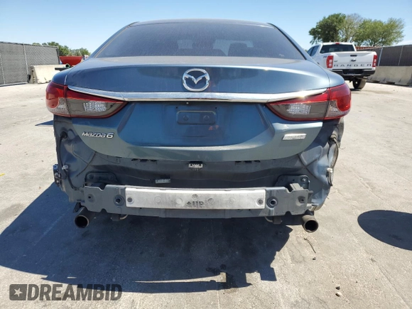 2014 Mazda 6 i Touring with VIN JM1GJ1T66E1116919, listed as a Copart auction lot 49992645 with 141,504 mi miles and Salvage title. Bid and sale history available at DreamBid. Image 9.