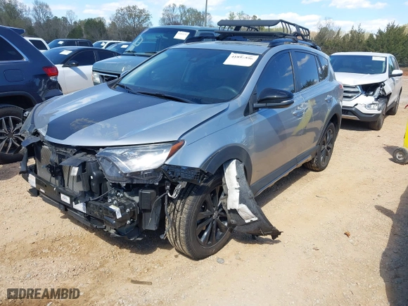 2018 Toyota RAV4 XLE with VIN 2T3WFREV5JW446272, listed as a IAAI auction lot 41897596 with 91,899 mi miles. Bid and sale history available at carsss.com. Image 17.