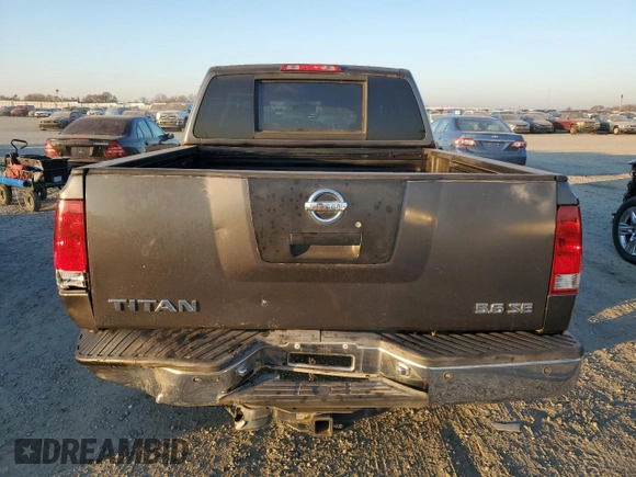 2005 Nissan Titan XE with VIN 1N6AA07AX5N541029, listed as a Copart auction lot 42876525 with 136,543 mi miles and Salvage Title. Bid and sale history available at DreamBid. Image 6.