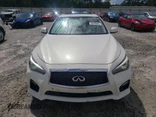 2015 Infiniti Q50 Premium with VIN JN1BV7APXFM343157, listed as a Copart auction lot 56876025 with 109,054 mi miles and Salvage title. Bid and sale history available at DreamBid. Image 5.