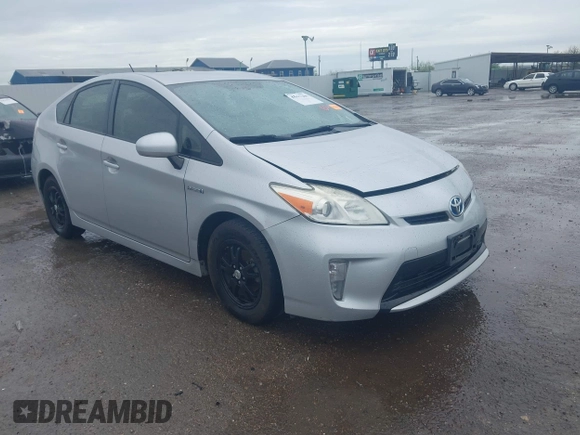 2012 Toyota Prius One with VIN JTDKN3DU6C5444029, listed as a IAAI auction lot 41895206 with 162,843 mi miles. Bid and sale history available at carsss.com. Image 1.