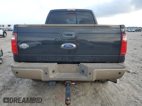 2014 Ford F-350 XLT with VIN 1FT8W3BT4EEB01188, listed as a Copart auction lot 55171925 with 273,834 mi miles and Salvage Title. Bid and sale history available at DreamBid. Image 6.
