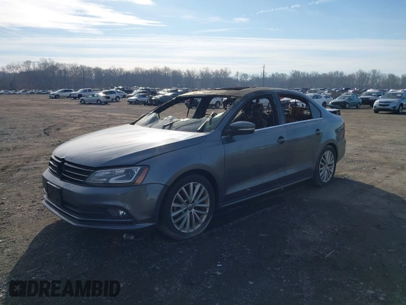 2016 Volkswagen Jetta Sedan 1.8T SEL with VIN 3VWL17AJ8GM365184, listed as a IAAI auction lot 41652449 with 120,721 mi miles. Bid and sale history available at carsss.com. Image 16.
