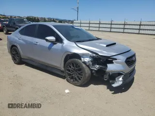 2022 Subaru WRX Premium with VIN JF1VBAF60N9004804, listed as a Copart auction lot 57851005 with 45,840 mi miles and Salvage title. Bid and sale history available at DreamBid. Image 4.