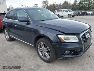 2013 Audi Q5 Premium Plus with VIN WA1LFAFP1DA017972, listed as a IAAI auction lot 42042454 with 129,637 mi miles. Bid and sale history available at carsss.com. Image 1.