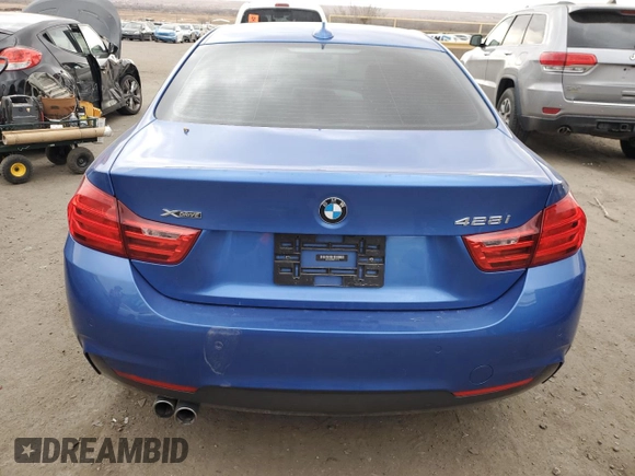2014 BMW 4 Series 428i xDrive with VIN WBA3N5C59EF717159, listed as a Copart auction lot 44918735 with 86,101 mi miles and Salvage Title. Bid and sale history available at DreamBid. Image 6.