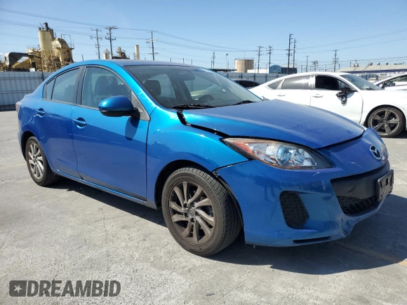 2012 Mazda 3 i Grand Touring with VIN JM1BL1W84C1527900, listed as a Copart auction lot 61499815 with 80,180 mi miles and Salvage title. Bid and sale history available at DreamBid. Image 4.