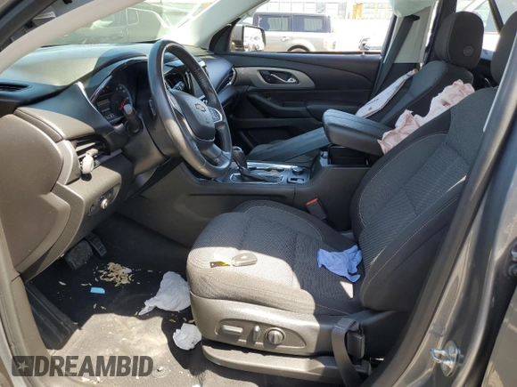 2018 Chevrolet Traverse LT Cloth with VIN 1GNERGKW4JJ197375, listed as a Copart auction lot 57534965 with 74,833 mi miles and Salvage title. Bid and sale history available at DreamBid. Image 7.