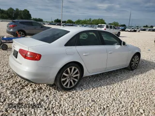 2014 Audi A4 Premium with VIN WAUAFAFLXEN014201, listed as a Copart auction lot 55727995 with 110,350 mi miles and Salvage title. Bid and sale history available at DreamBid. Image 3.