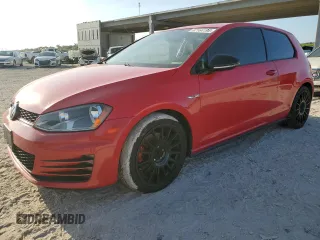 2015 Volkswagen Golf GTI S with VIN 3VWTT7AU2FM074229, listed as a Copart auction lot 67164194 with 128,653 mi miles and Salvage Title. Bid and sale history available at carsss.com. Image 1.
