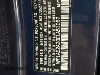 2014 Porsche Cayenne S Hybrid z VIN WP1AE2A20ELA51052, wystawiony jako Copart lot #59554375 z przebiegiem 97 687 mil mil oraz Szkoda całkowita • Salvage title. Historia ofert i sprzedaży dostępna na DreamBid. Obrazek 12.