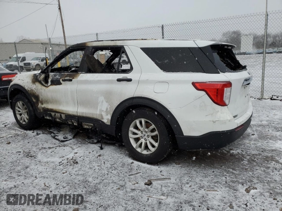 2020 Ford Explorer with VIN 1FMSK8BH8LGC85266, listed as a Copart auction lot 45816625 with Not Provided miles and Salvage Title. Bid and sale history available at carsss.com. Image 2.