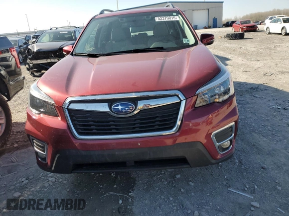 2021 Subaru Forester Limited z VIN JF2SKAUC3MH532087, wystawiony jako Copart lot #52379015 z przebiegiem Nie podano mil oraz Szkoda całkowita • Salvage title. Historia ofert i sprzedaży dostępna na DreamBid. Obrazek 5.