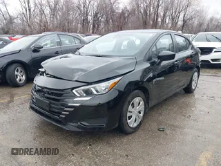 2024 Nissan Versa S with VIN 3N1CN8DV8RL846690, listed as a IAAI auction lot 41480567 with 28,643 mi miles and . Bid and sale history available at DreamBid. Image 2.