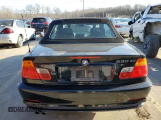 2001 BMW 3 Series 330Ci with VIN WBABS53491JU84547, listed as a Copart auction lot 87298284 with 82,210 mi miles and Salvage Title. Bid and sale history available at carsss.com. Image 6.