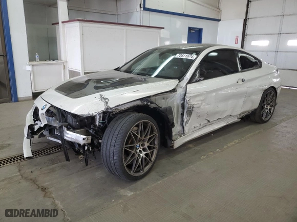 2017 BMW M4 with VIN WBS3R9C56HK709295, listed as a Copart auction lot 73611674 with NaN miles and Salvage Title. Bid and sale history available at carsss.com. Image 1.