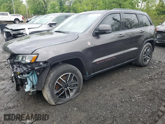 2020 Jeep Grand Cherokee Trailhawk with VIN 1C4RJFLT4LC232102, listed as a Copart auction lot 57232045 with 26,579 mi miles and Non repairable. Bid and sale history available at DreamBid. Image 1.