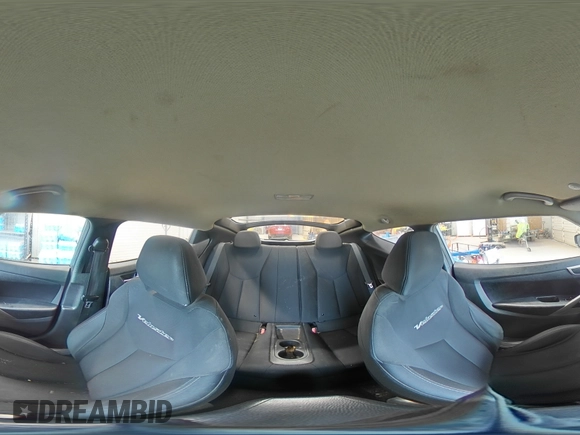 2012 Hyundai Veloster w/Black Int with VIN KMHTC6AD0CU045389, listed as a Copart auction lot 55524945 with 177,161 mi miles and Salvage title. Bid and sale history available at DreamBid. Image 15.