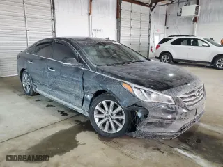 2016 Hyundai Sonata 2.4L Sport with VIN 5NPE34AF4GH356763, listed as a Copart auction lot 46687615 with 55,702 mi miles and Salvage Title. Bid and sale history available at carsss.com. Image 4.