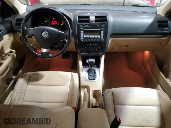 2008 Volkswagen Jetta Wolfsburg Edition with VIN 3VWRJ71K48M123206, listed as a Copart auction lot 66570624 with 190,432 mi miles and Salvage title. Bid and sale history available at DreamBid. Image 8.